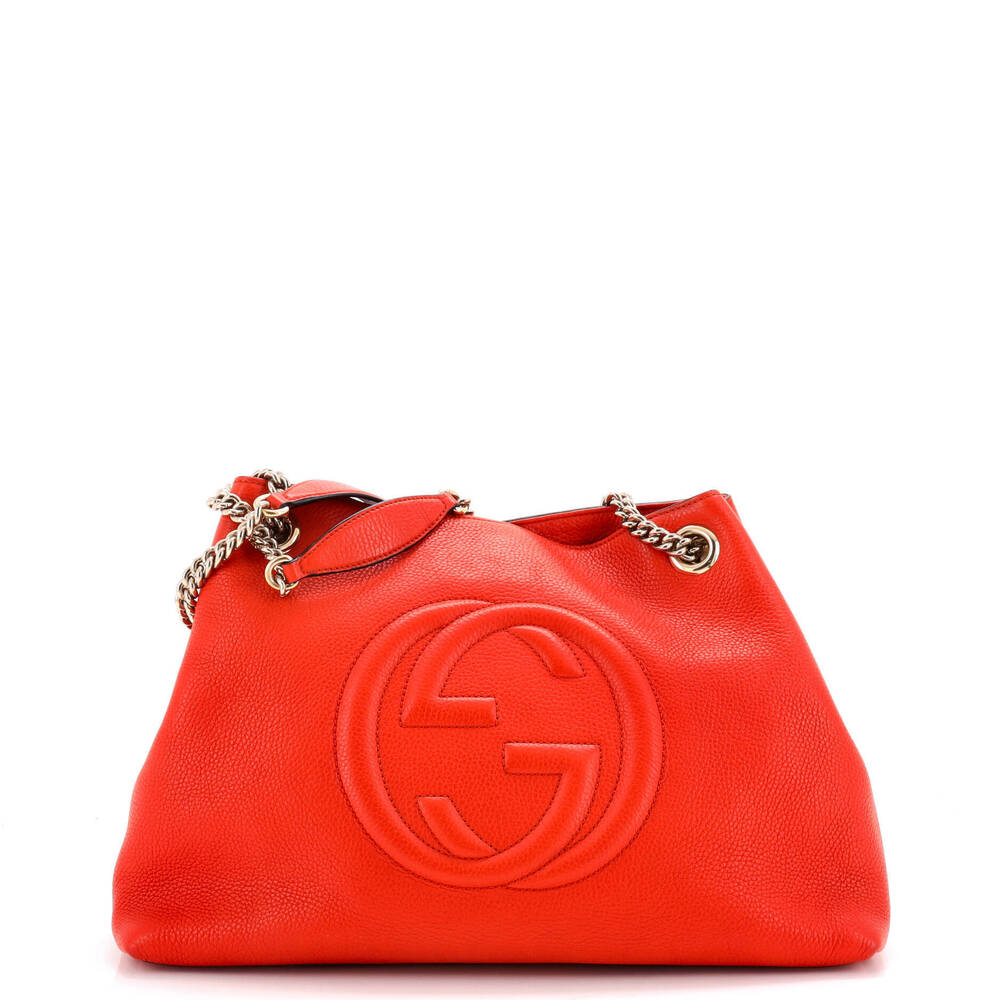 Gucci Medium Soho Chain Strap Shoulder Bag Leather